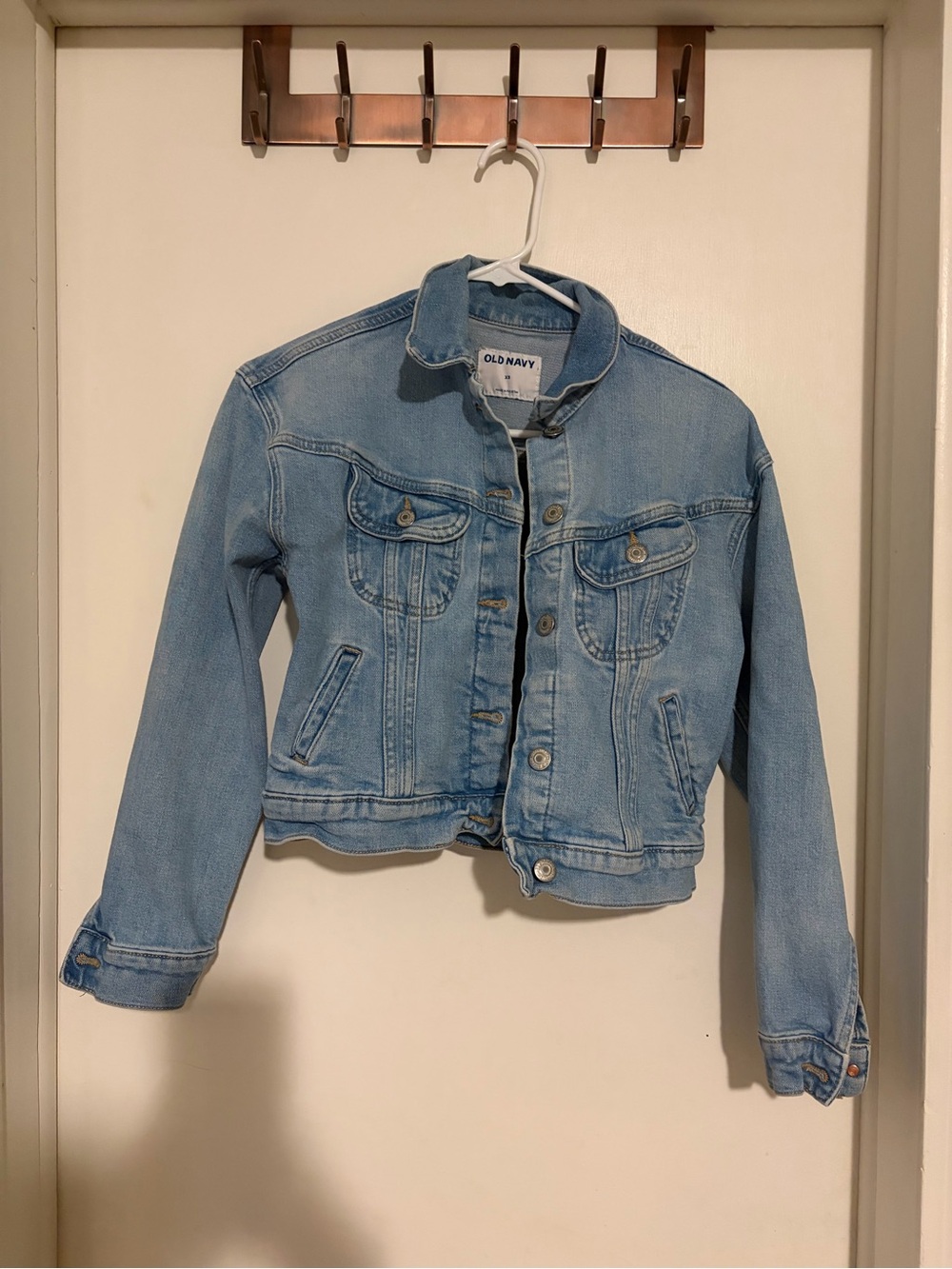 Old Navy Light Blue Denim Jean Jacket for Women